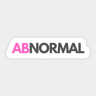 AB Normal Sticker